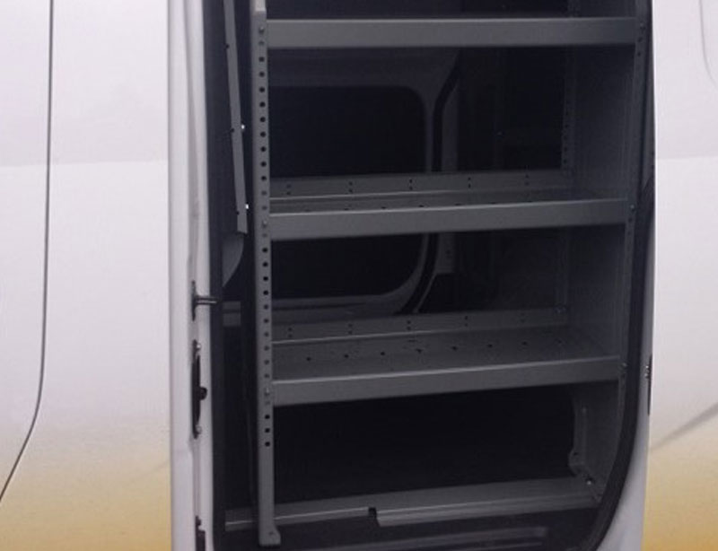 Accesories Commercial Custom Van Interior Shelving 